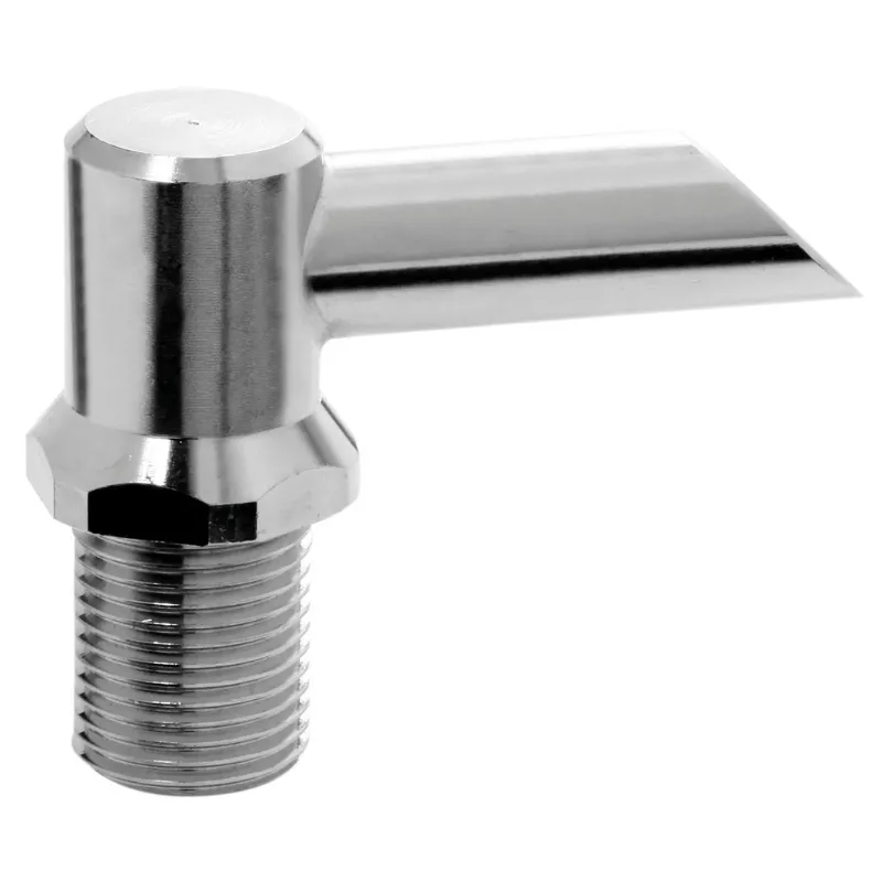 Wasserhahn aus verchromtem Messing