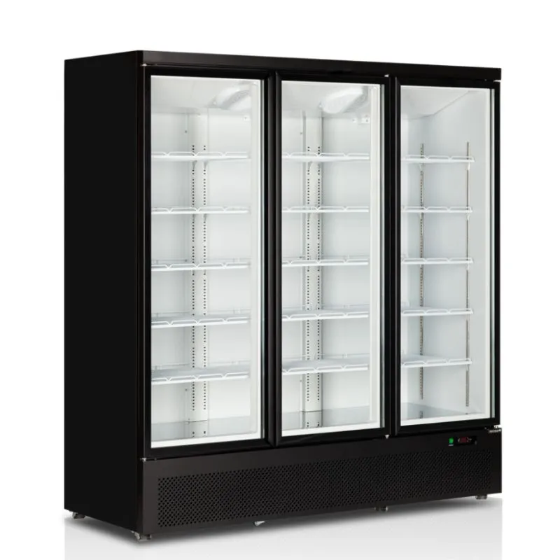Positive Kühlvitrine mit 3 Glastüren - 1264 L