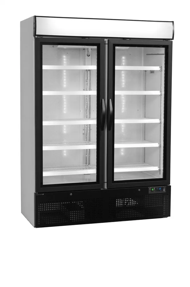 Kühlschrank mit 2 Glastüren Weiß - 1079 L
