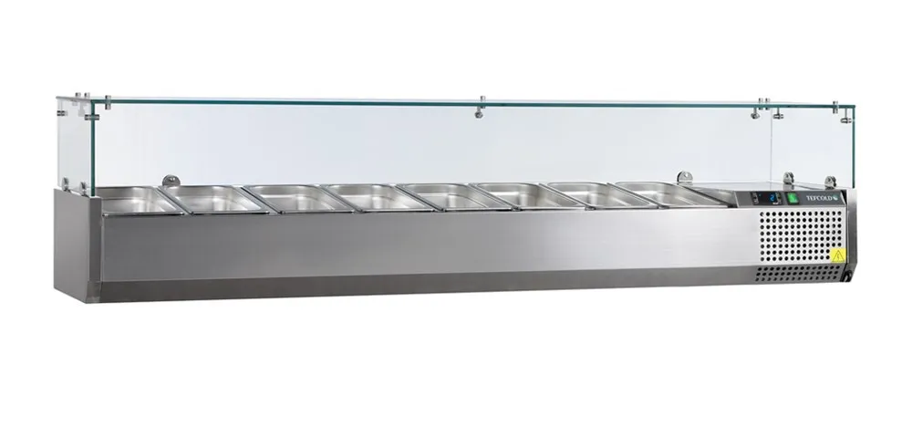 Saladette zum Aufstellen - Statisch - 8 GN 1/4 - 53 L