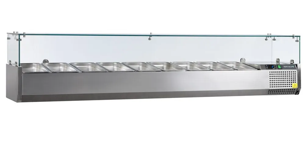Saladette zum Aufstellen - Statisch - 9 GN 1/3 - 63,9 L