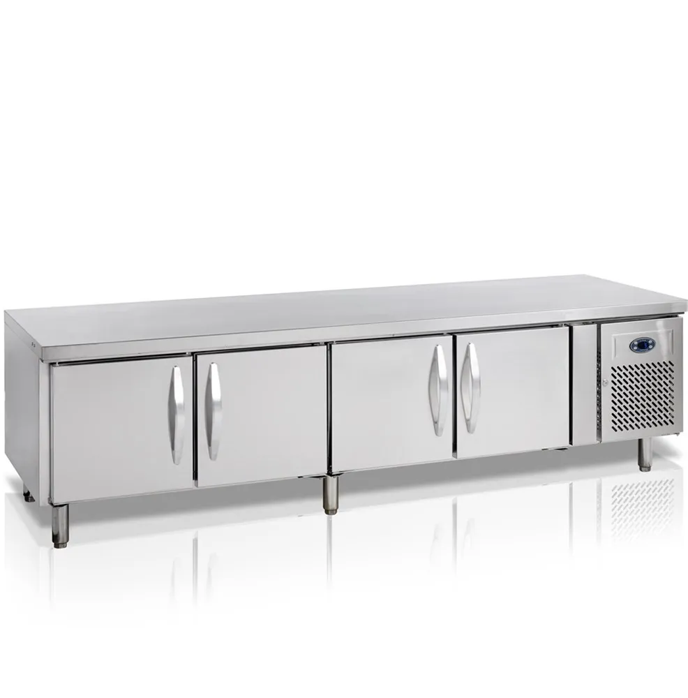 Positive Unterbau-Kühltisch GN 1/1 - 350 L - 4 Türen