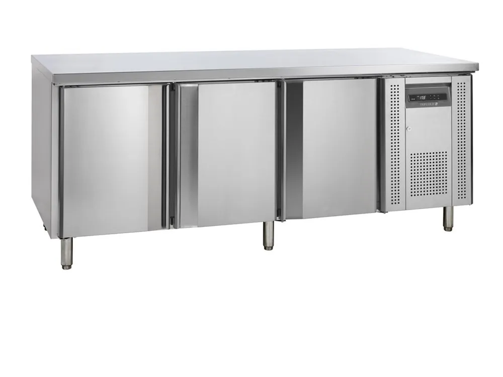 Edelstahl-Konditoreiturm - 3 Türen - 565 L