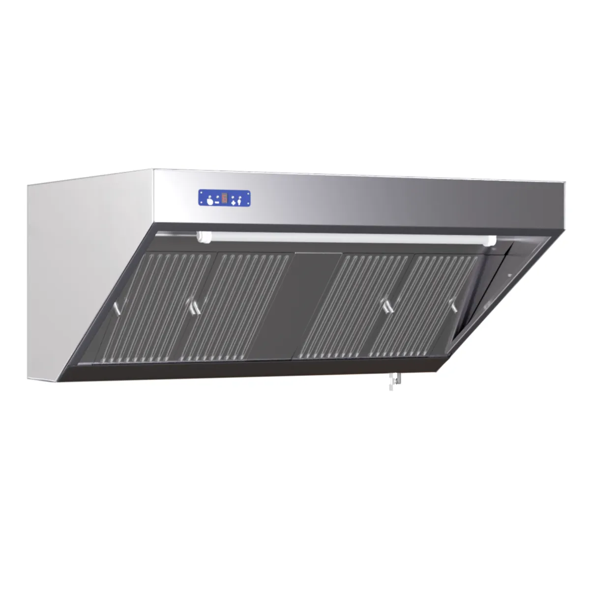 Snack-Dunstabzugshaube Kompletttiefe 900 - Länge 1200 - Mit Motor, LED und Dimmer