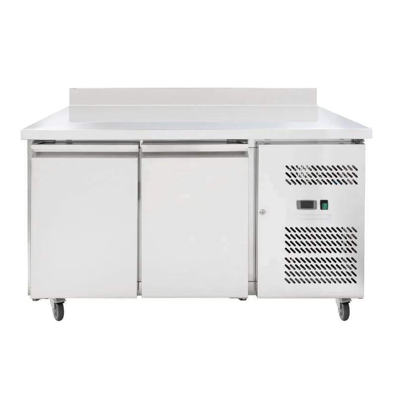 Tischkühlschrank 2 Türen GN 1/1 - Tiefe 700 mit Aufkantung