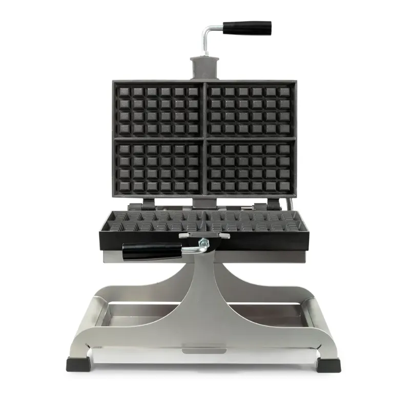 Professionelles Waffeleisen Drehbar Großes Modell 4 x 6 - Brüssel