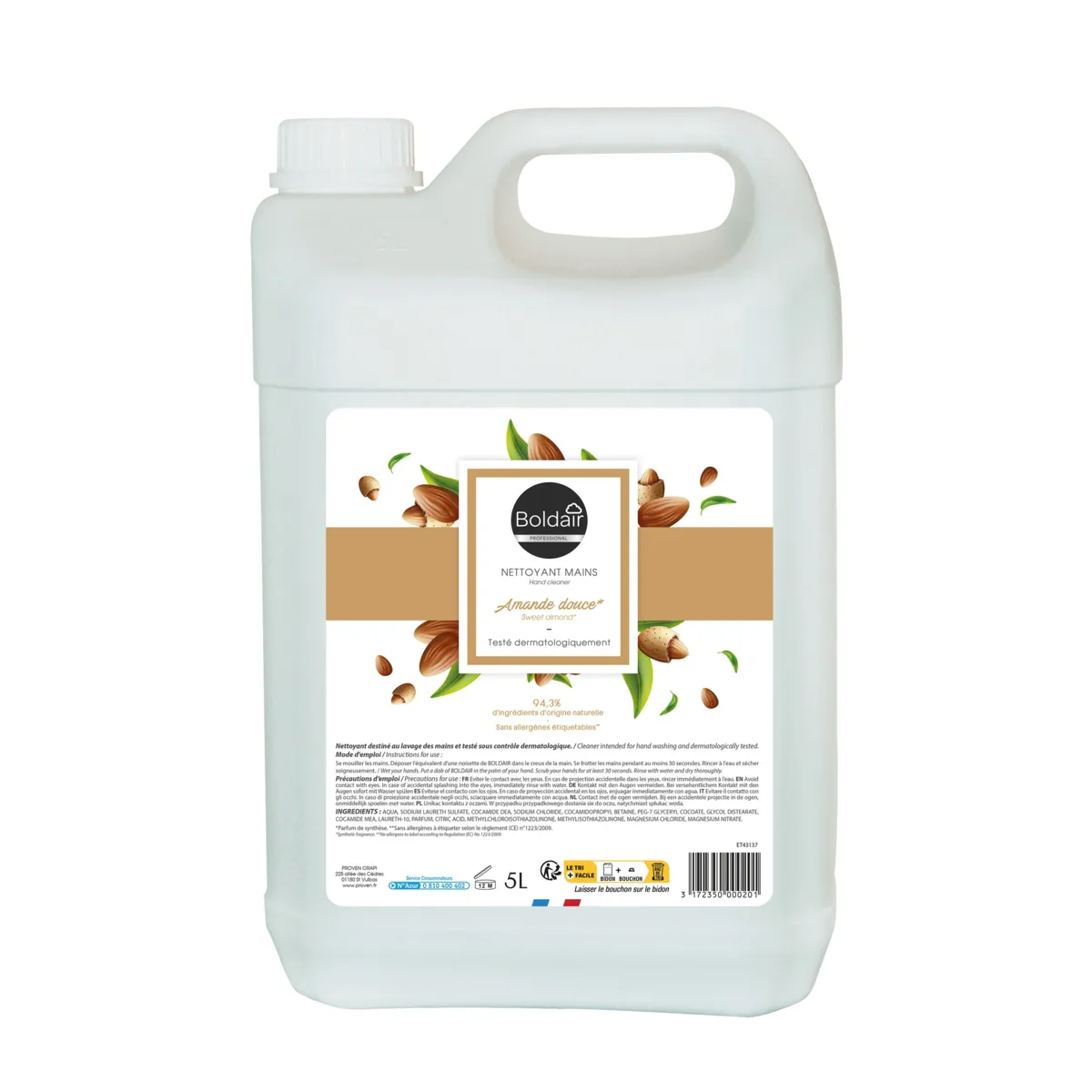 Handreiniger mit süßem Mandelöl - 5 L