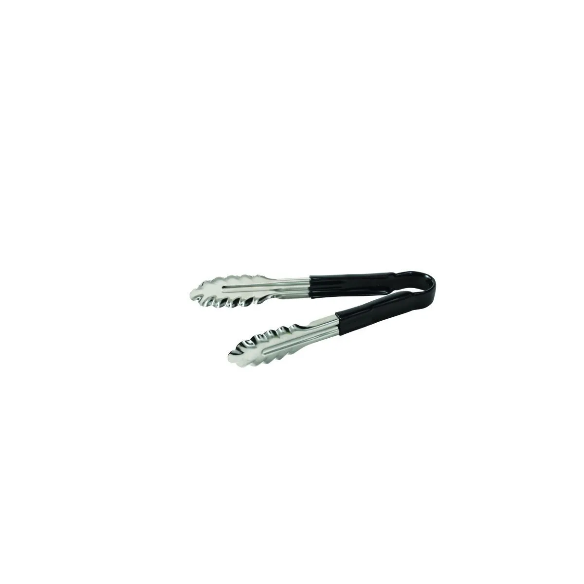 Edelstahl- und schwarze PVC-Klammer - 24 cm