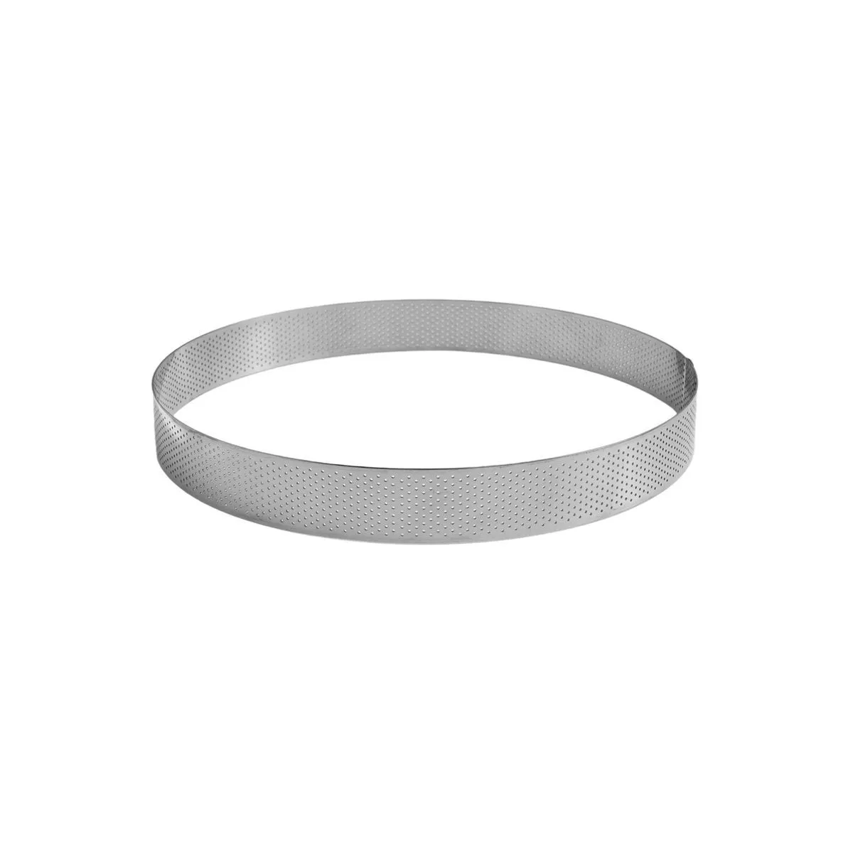 Perforierter Tortenring aus Edelstahl - ⌀ 260 mm - H 35 mm