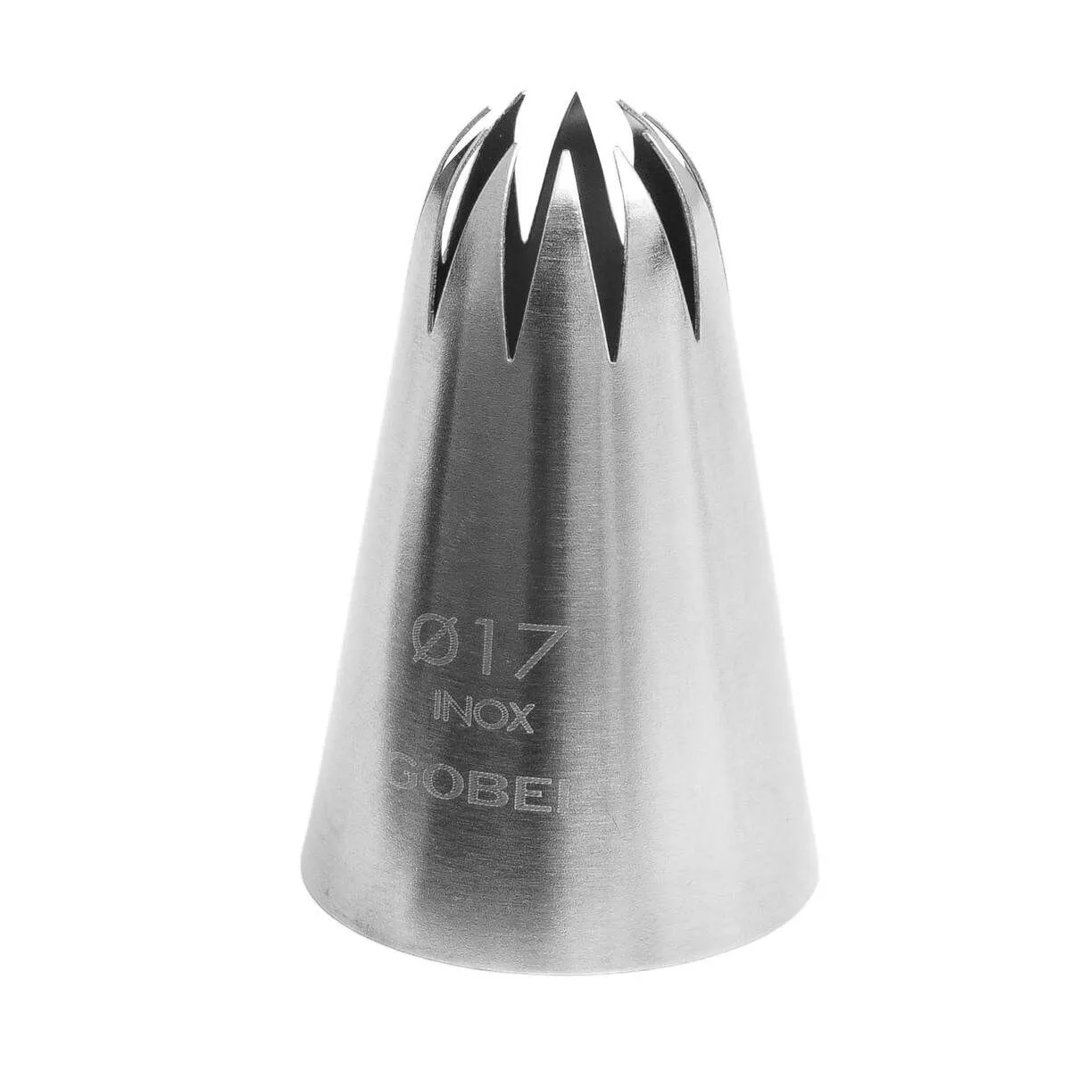 Rosenhülse aus Edelstahl mit 12 Zähnen - ⌀ 17 mm