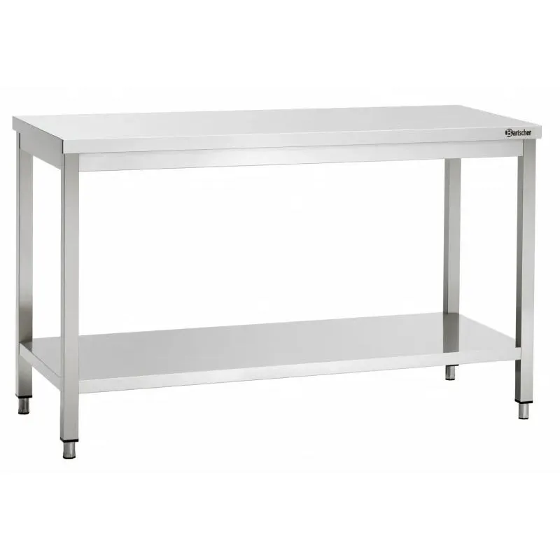 Edelstahltisch - L 1500 x T 600 mm