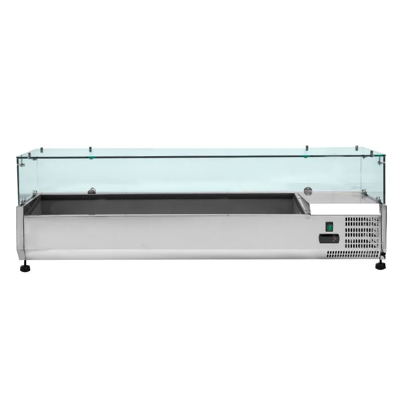 Saladette Kühlvitrine zum Aufstellen - 5 x GN 1/3 + 1 x GN 1/2