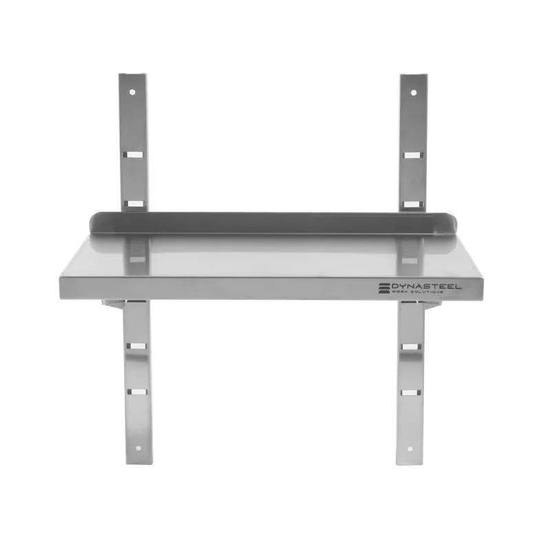 Wandregal aus Edelstahl - L 600 x T 400 mm