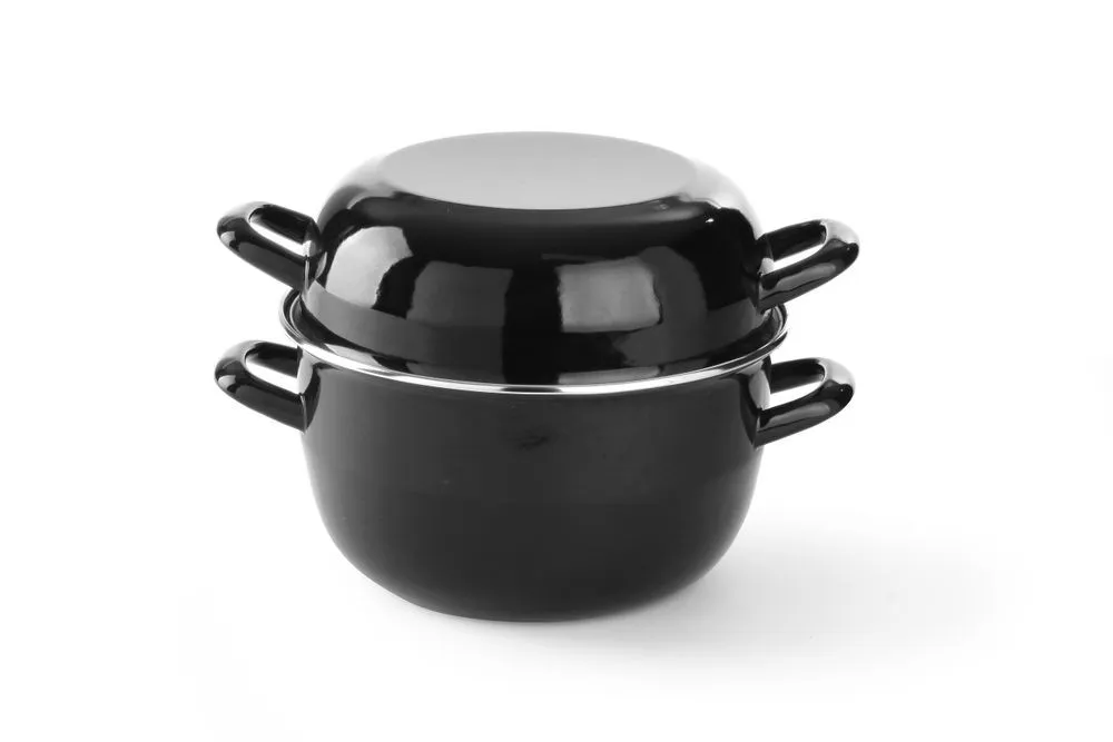 Emailierte Muscheltopf 5 L