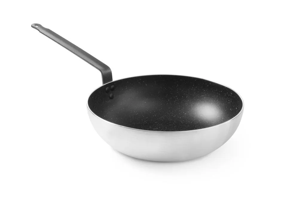 Wok aus Aluminium - 32 cm Durchmesser