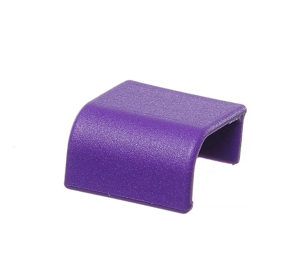 Violette Deckelclips für Aufbewahrungsboxen - Set mit 12 Stück