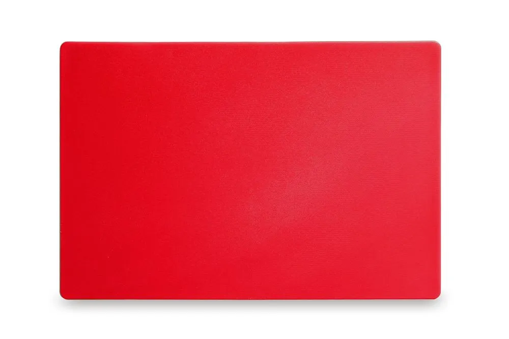 Schneidebrett HACCP - 450 x 300 mm - Rot - 13 mm dick