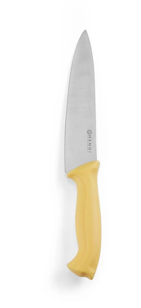 Kochmesser Gelb für Geflügel - Klinge 18 cm