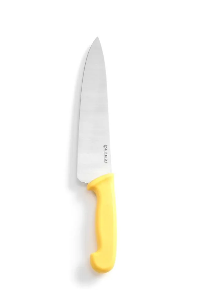 Kochmesser Gelb für Geflügel - Klinge 24 cm