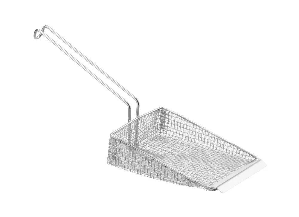 Edelstahl-Pommesgabel - Doppelgrill - 225 x 175 mm