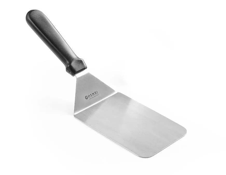 Flexible gebogene Edelstahlspatel mit PP-Griff - 18,3 cm
