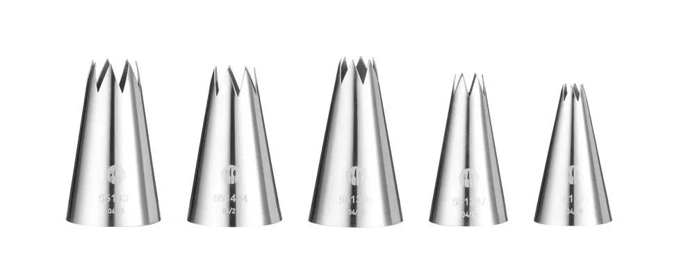 Pack mit 5 gezackten Aufsätzen
