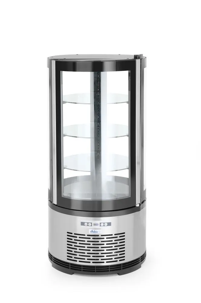 Runde Präsentationsvitrine für Gebäck - 100 L