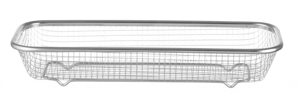 Servicekorb aus Edelstahl - 310 x 125 mm