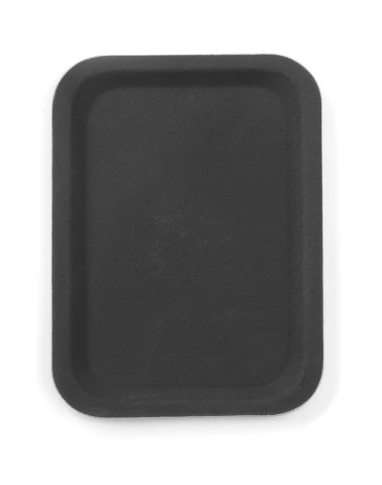 Rechteckiges Tablett aus Glasfaser - Schwarz - 280 x 200 mm