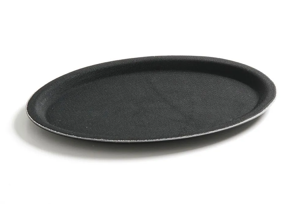 Servierplatte Oval Glasfaser - 200 x 265 mm