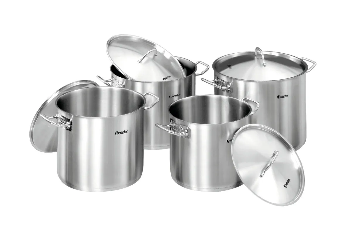 Set von 4 Töpfen - ø 24 bis 30 cm - 8 bis 15 L