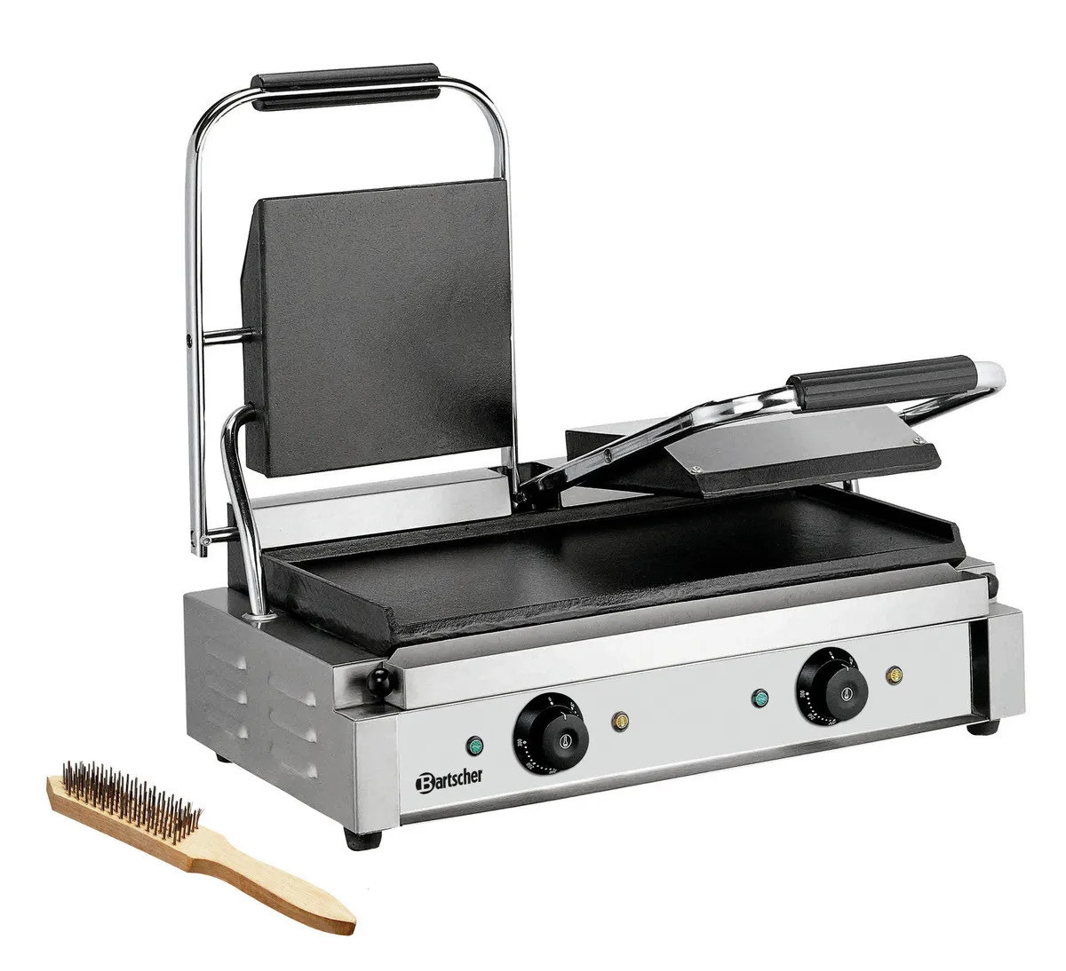 Panini-Doppelmaschine - Glattplatten