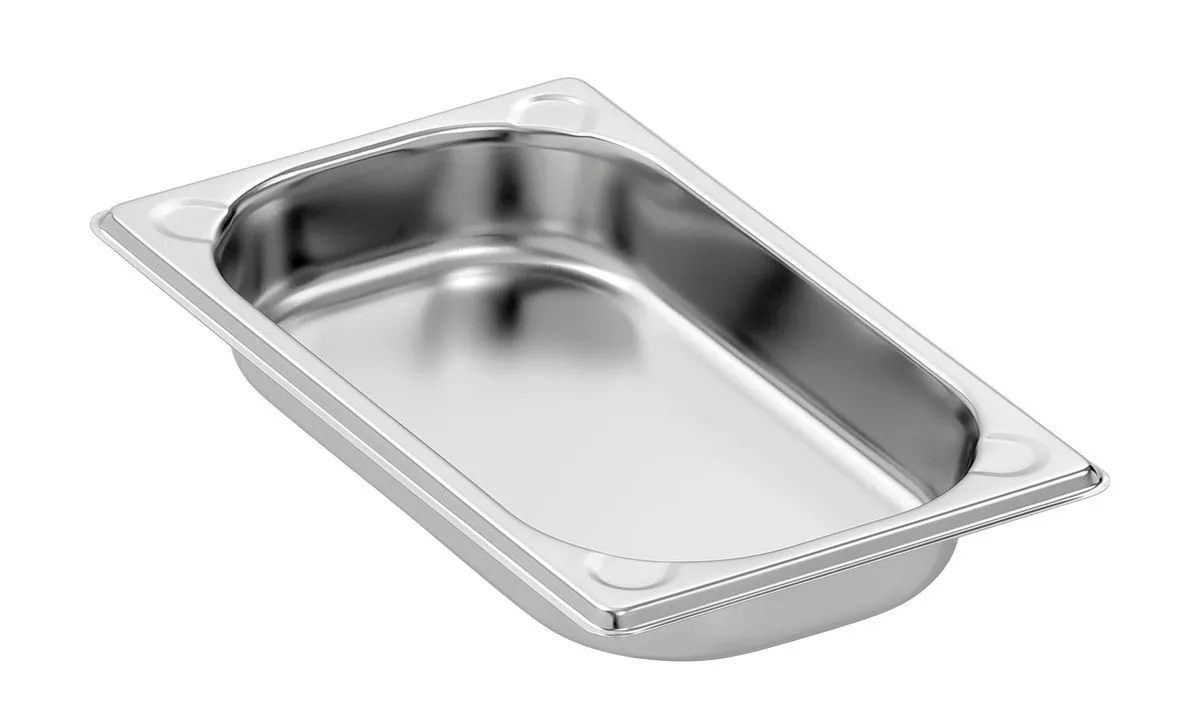 Bac Gastronorm GN 1/4 Edelstahl - Tiefe 40 mm - 1,6 L