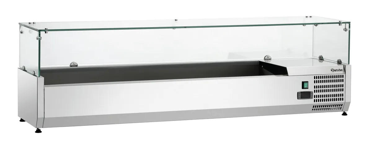 Saladette zum Aufstellen - 5 x GN 1/3 + 1 x GN 1/2