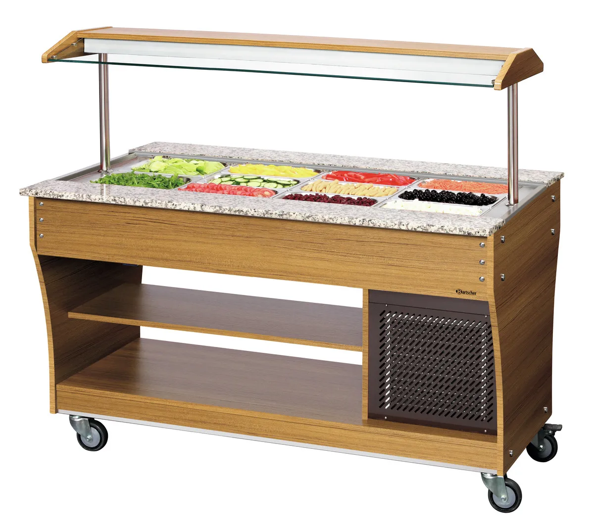 Salatbuffet/Kühlsalatbar - 4 x GN 1/1