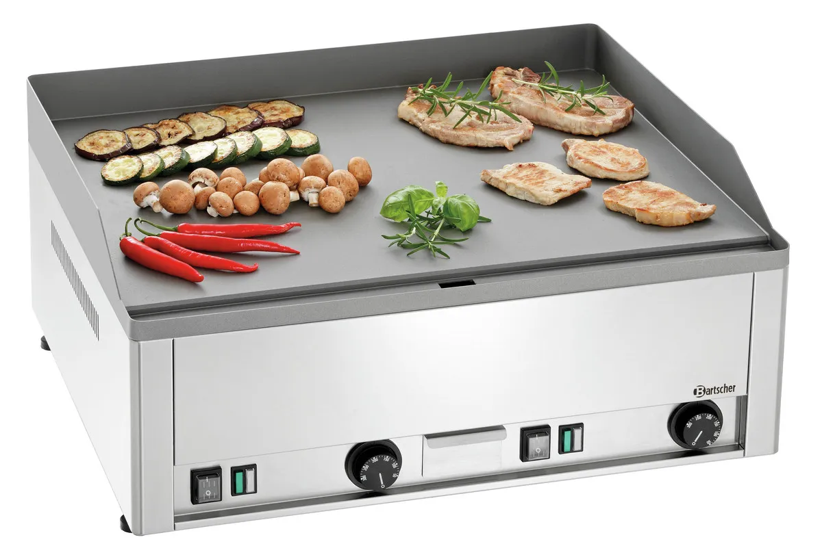 Elektrischer Grill - Glatte Platte