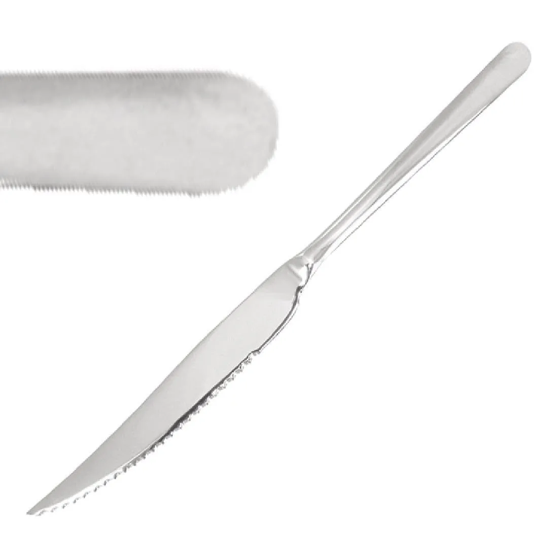 Fleisch- oder Pizzamesser Spiegel - 235 mm - Set von 12