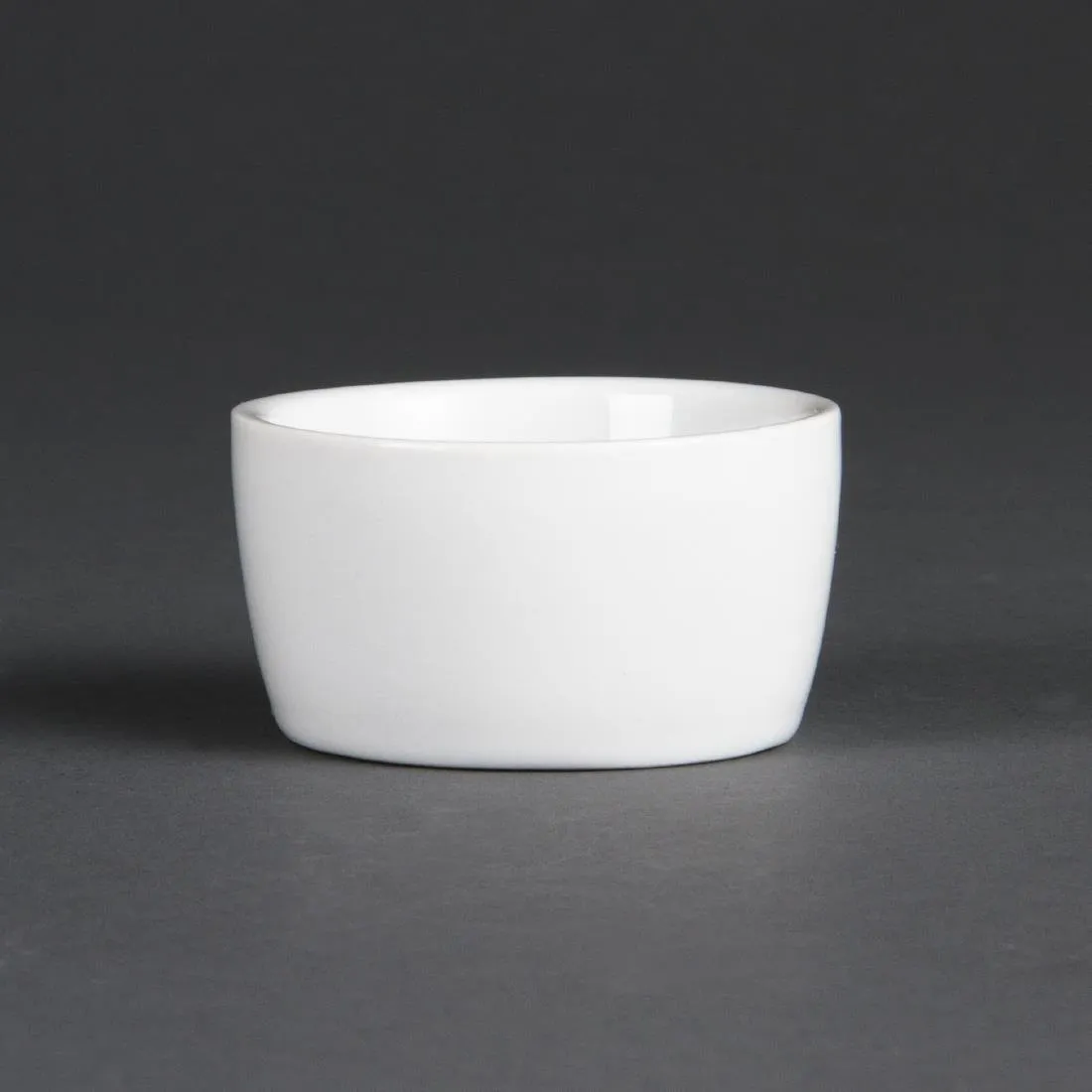 Butterdose Weißware - 62 mm Durchmesser - Packung mit 12
