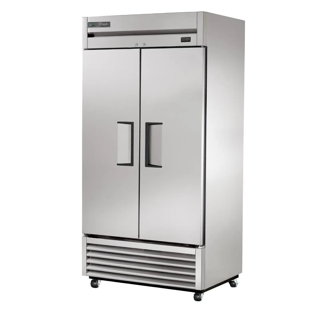 Kühlschrank aus Edelstahl und Aluminium mit positiver Kühlung - 2 Türen - 991 L