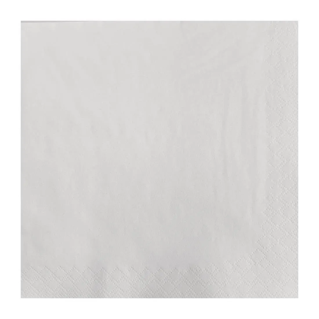 Professionelle weiße Papierserviette 3-lagig - 400 x 400 mm - Packung mit 4 x 250