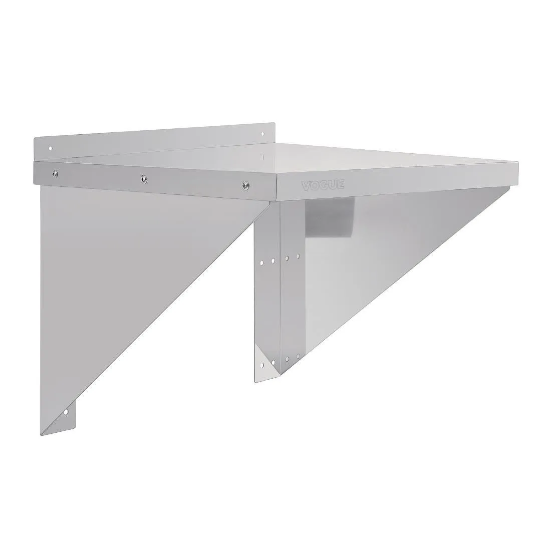 Regal aus Edelstahl für Mikrowellen - 560 x 460 mm