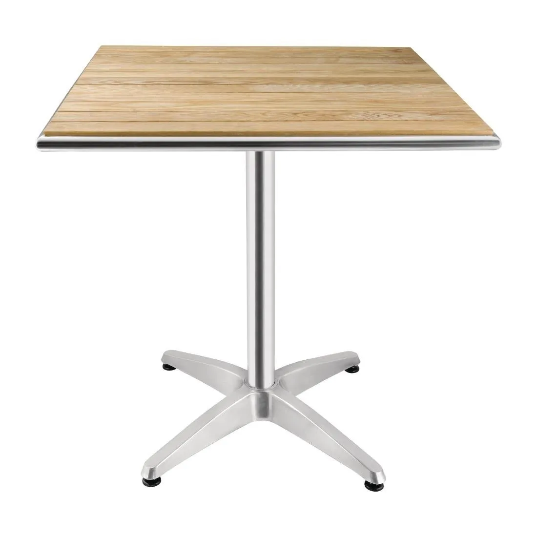 Quadratischer Esstisch aus Eschenholz - 700 x 700 mm