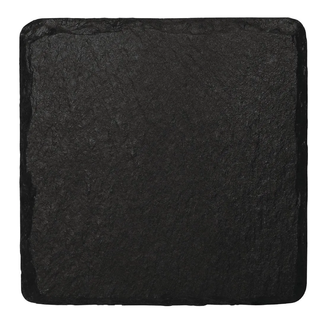 Präsentierteller aus natürlicher Schieferplatte - 130 x 130 mm