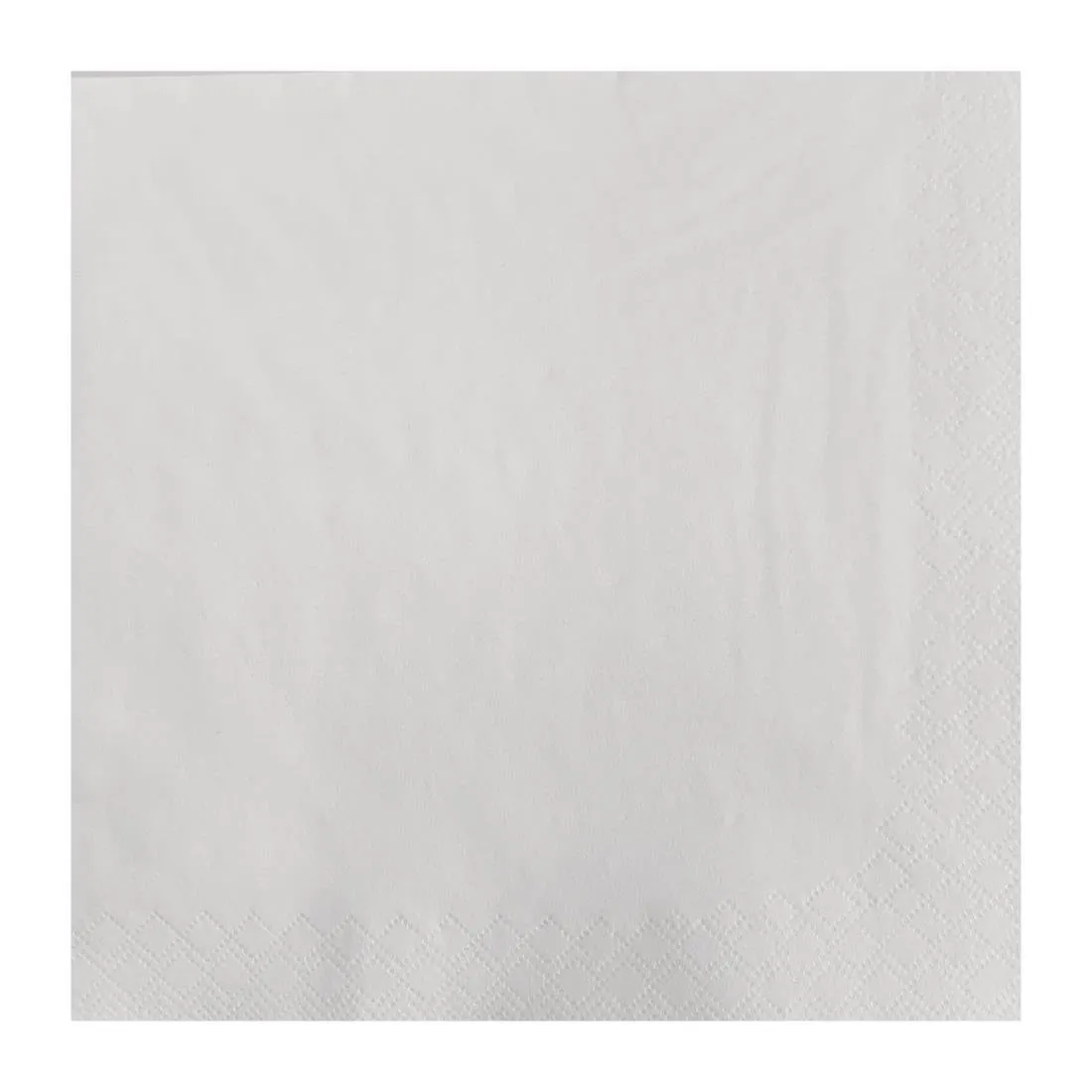 Papierserviette Weiß - 2-lagig - 300 x 300 mm - Packung mit 1500