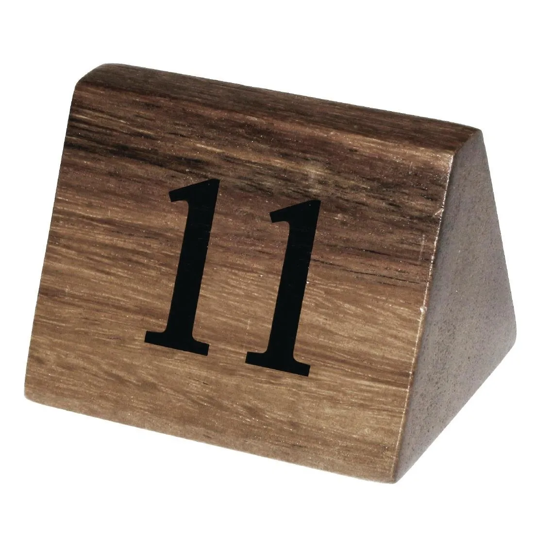 Holztischnummern von 11 bis 20