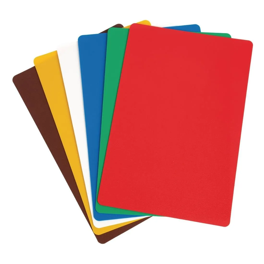 Flexible Schneidebretter aus Polypropylen - 450 x 300 mm - Dicke 1,5 mm - Set mit 6