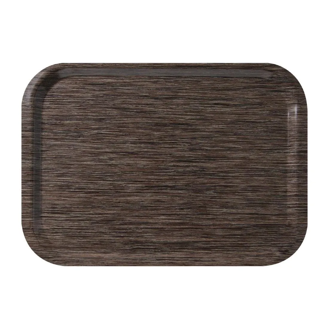 Servierplatte Wenge aus Melamin - 375 x 265 mm