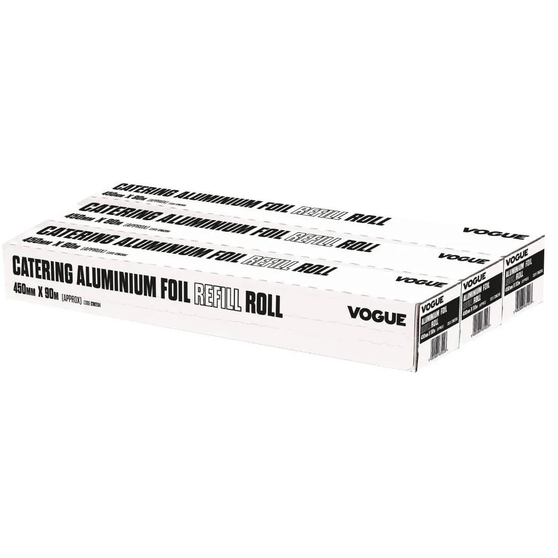 Aluminiumfolienrollen für Wrap-Spender 450 - 3er-Pack