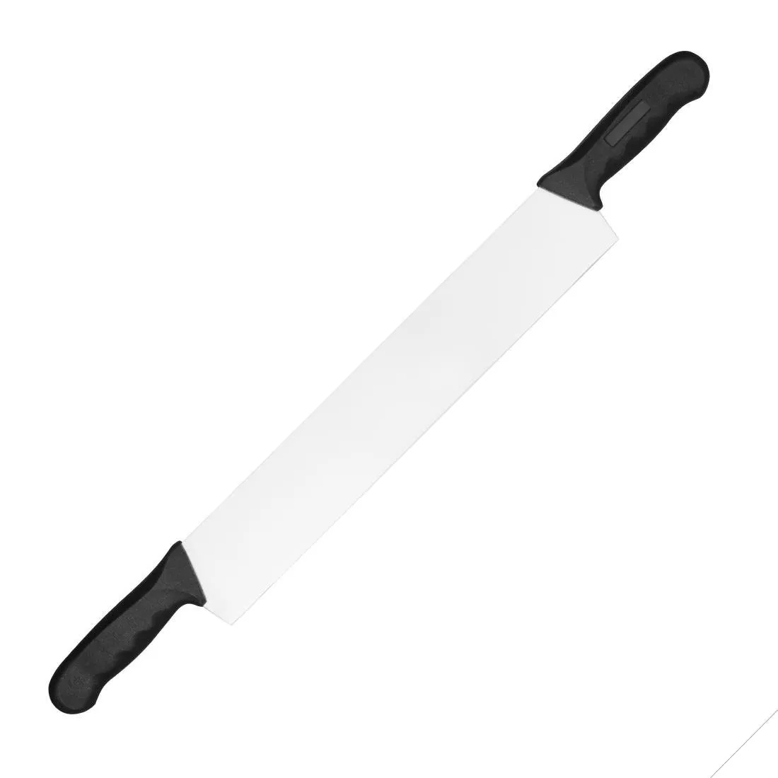 Käsemesser aus Edelstahl 2 Hände - L 380 mm
