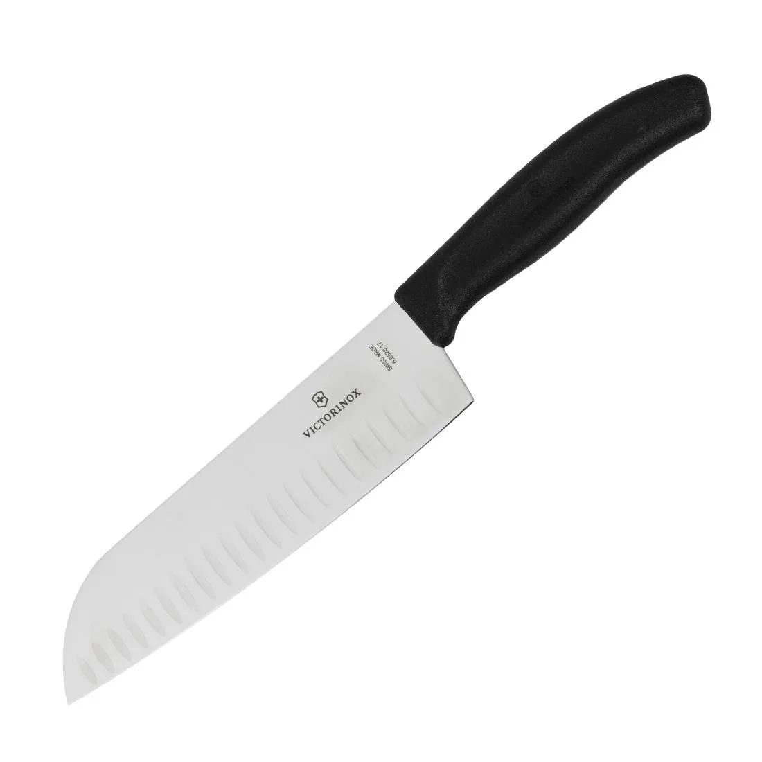 Santoku-Messer mit Kullen - L 170 mm